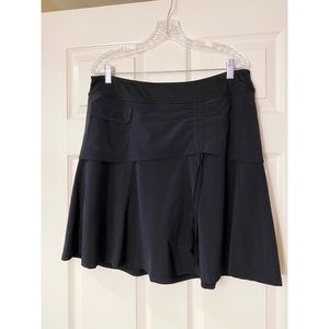 Athleta Whatever Black A-line Athletic Skort